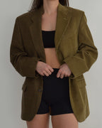 DUO Blazer - Plaided & Brown (M/XL)