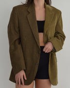 DUO Blazer - Plaided & Brown (M/XL)