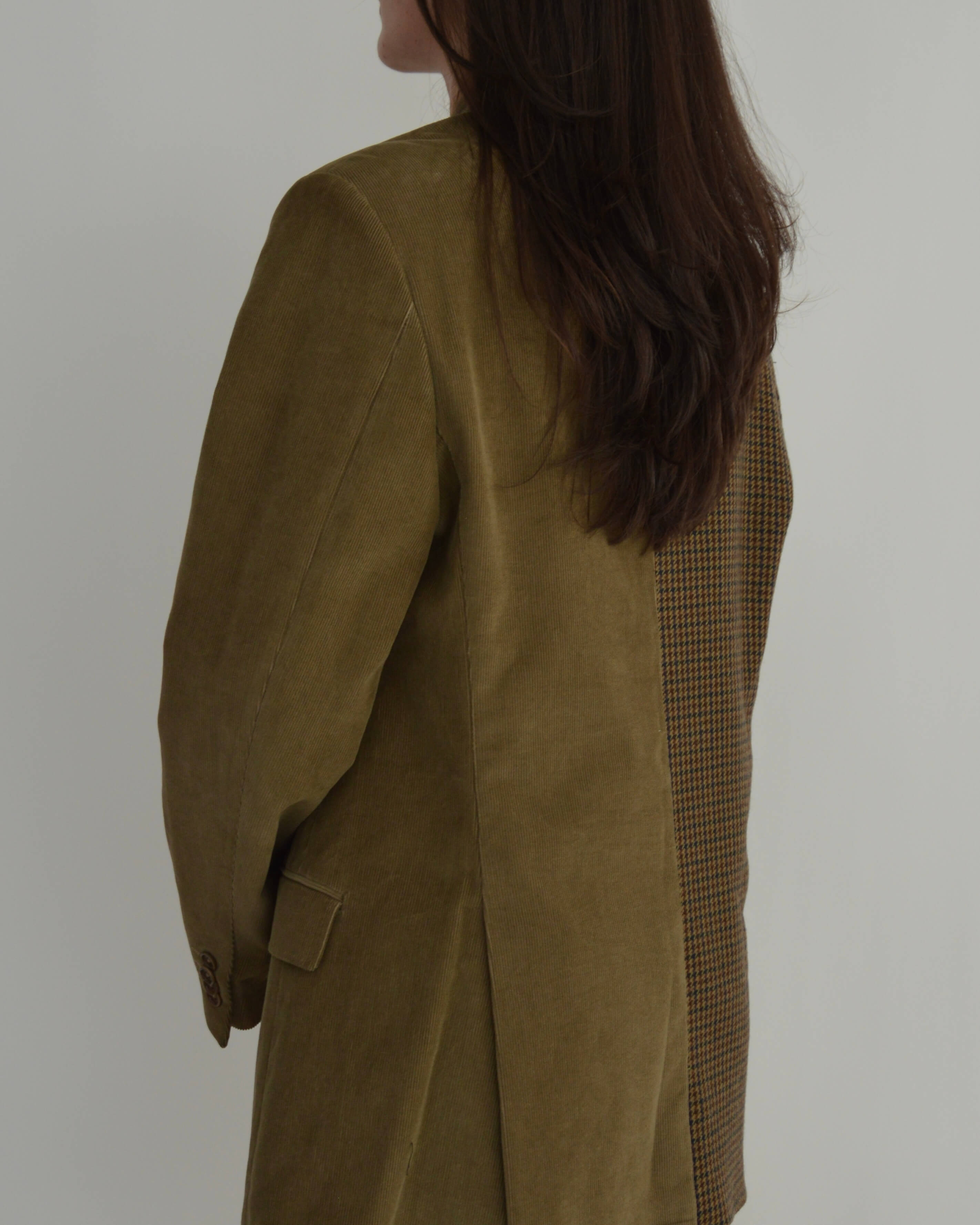 DUO Blazer - Plaided & Brown (M/XL)