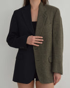 DUO Blazer - Navy & Texture (S/L)