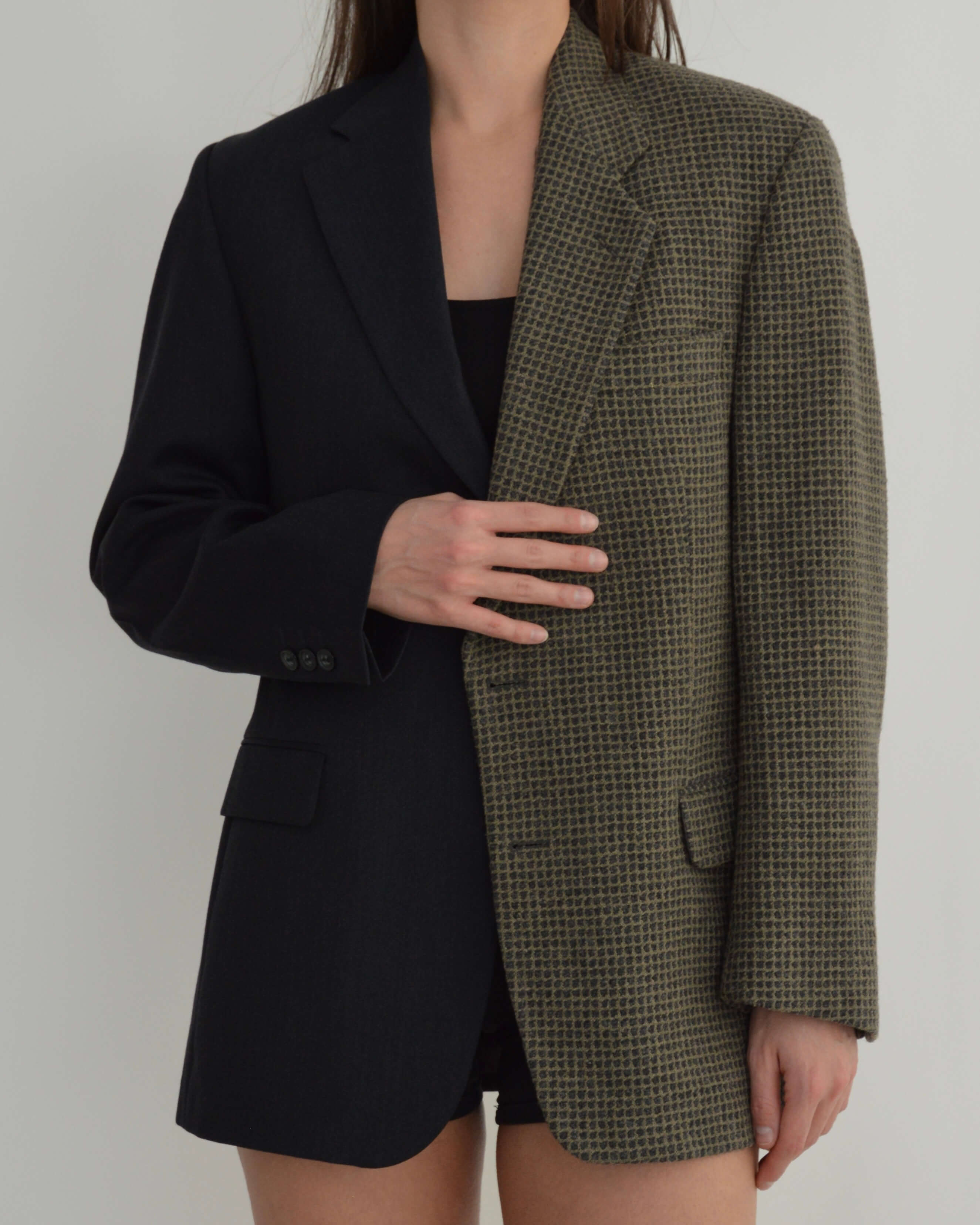 DUO Blazer - Navy & Texture (S/L)