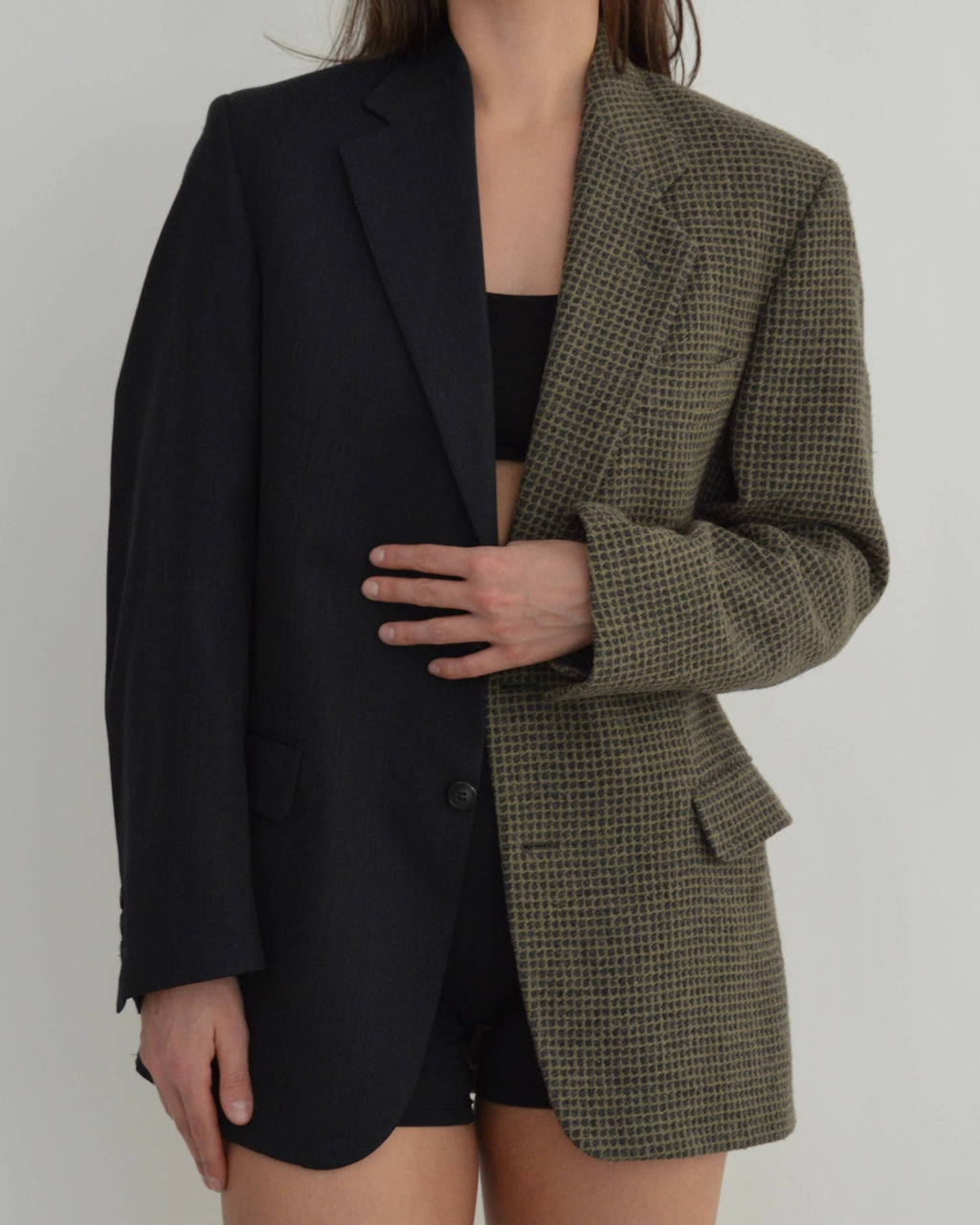 DUO Blazer - Navy & Texture (S/L)