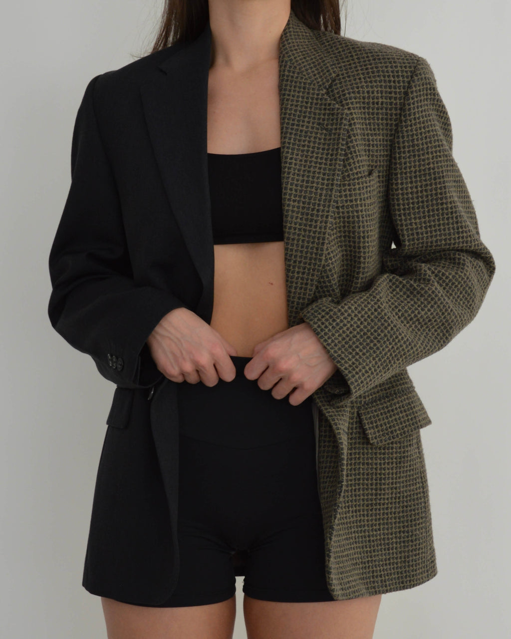 DUO Blazer - Navy & Texture (S/L)