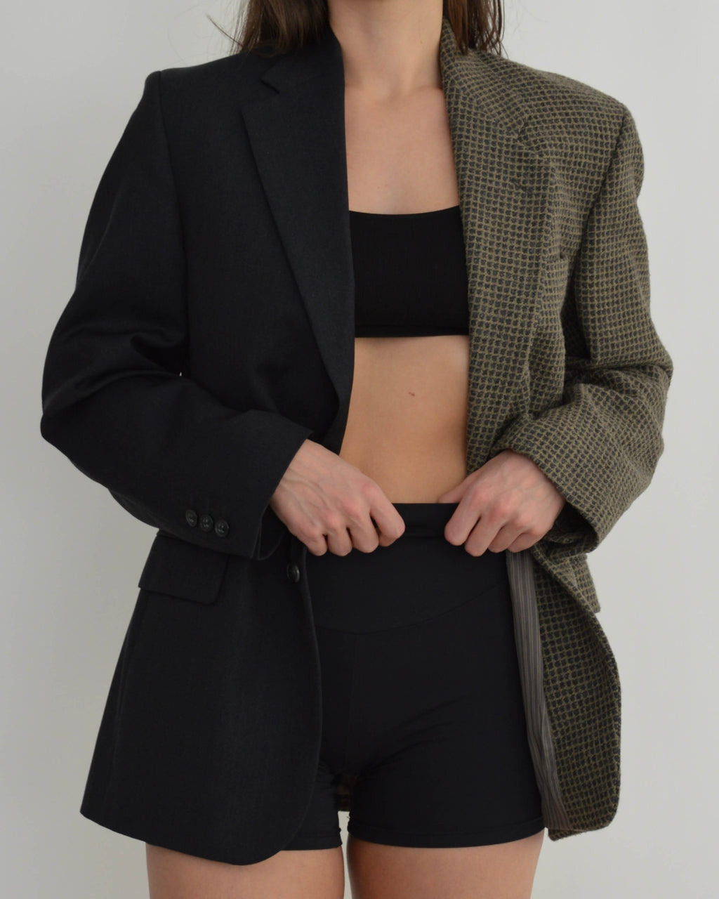 DUO Blazer - Navy & Texture (S/L)