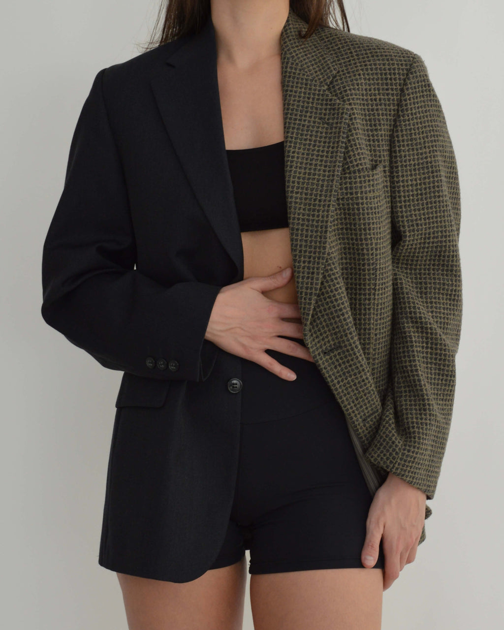 DUO Blazer - Navy & Texture (S/L)