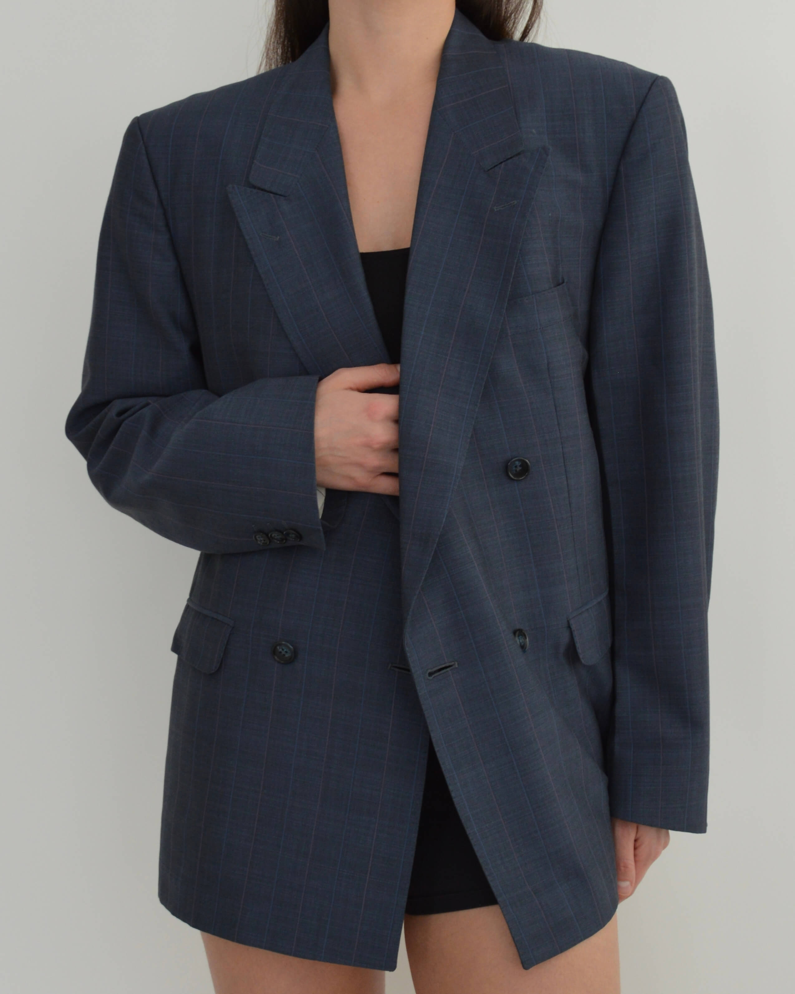 Blazer - Croisé Bleu Parfait (S/L)