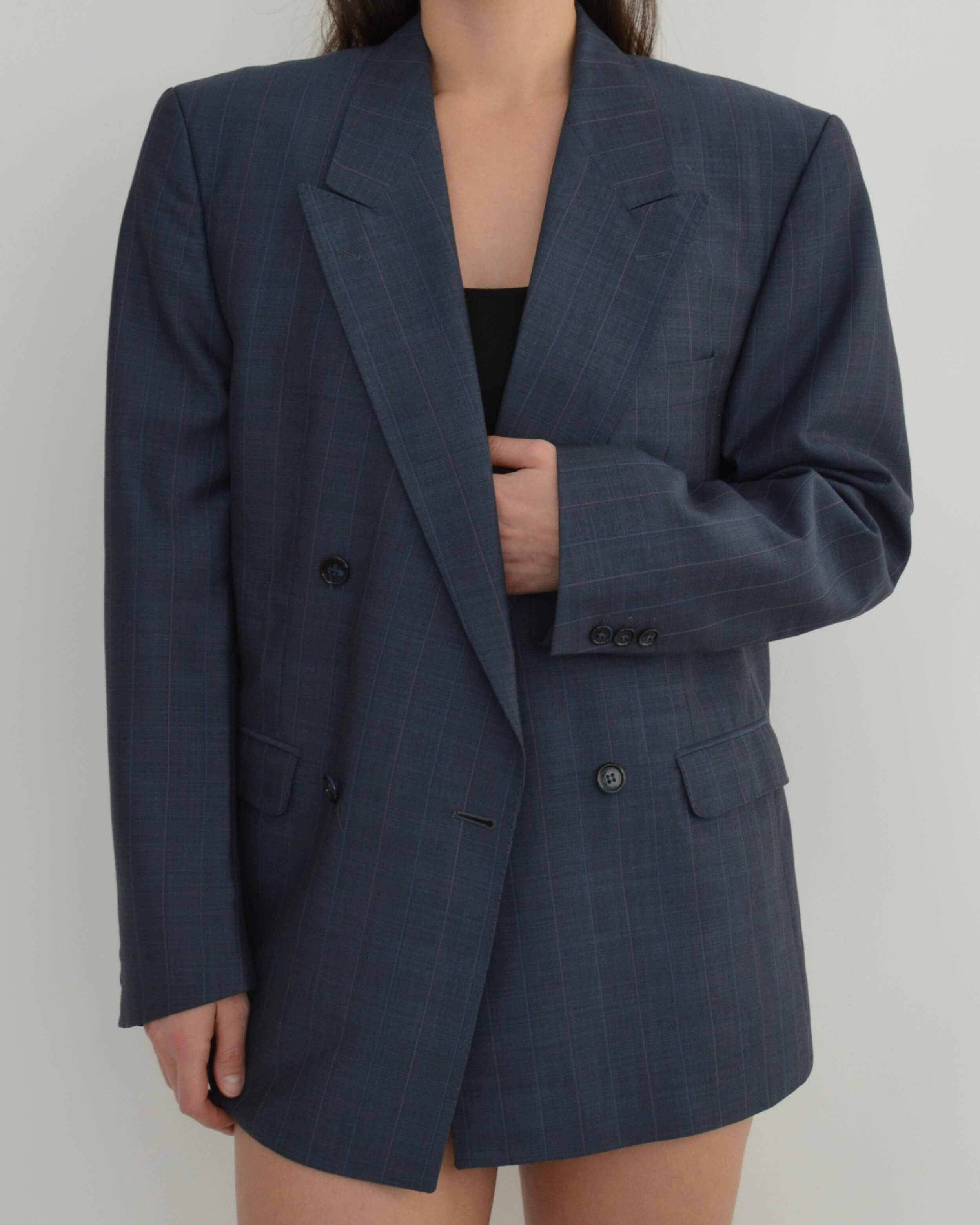 Blazer - Croisé Bleu Parfait (S/L)