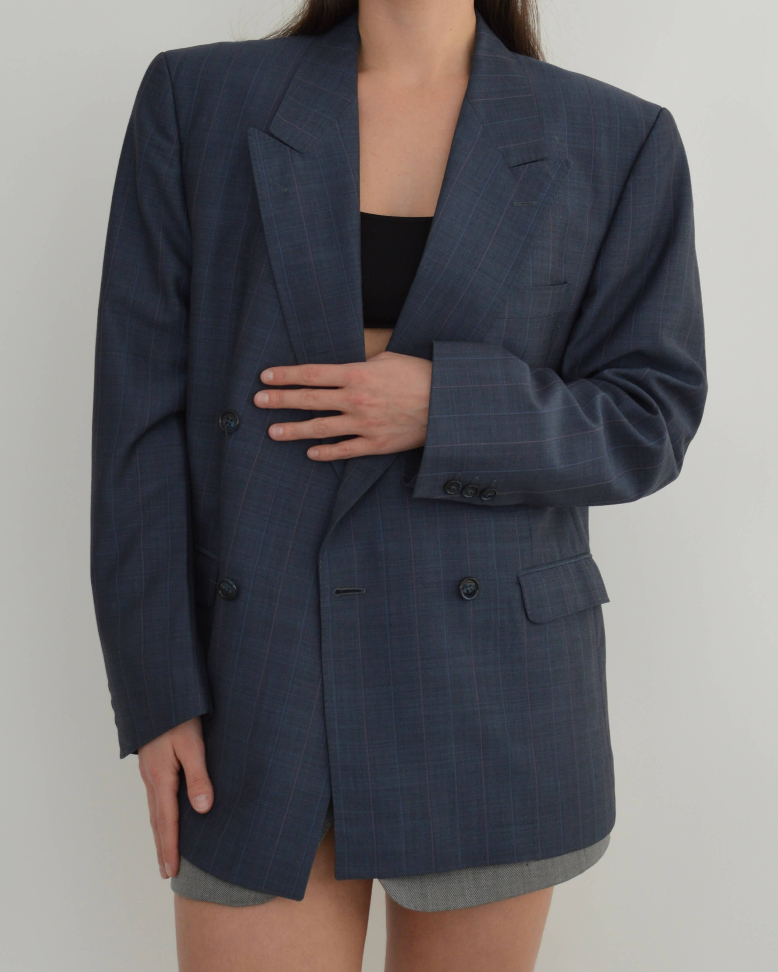 Blazer - Croisé Bleu Parfait (S/L)