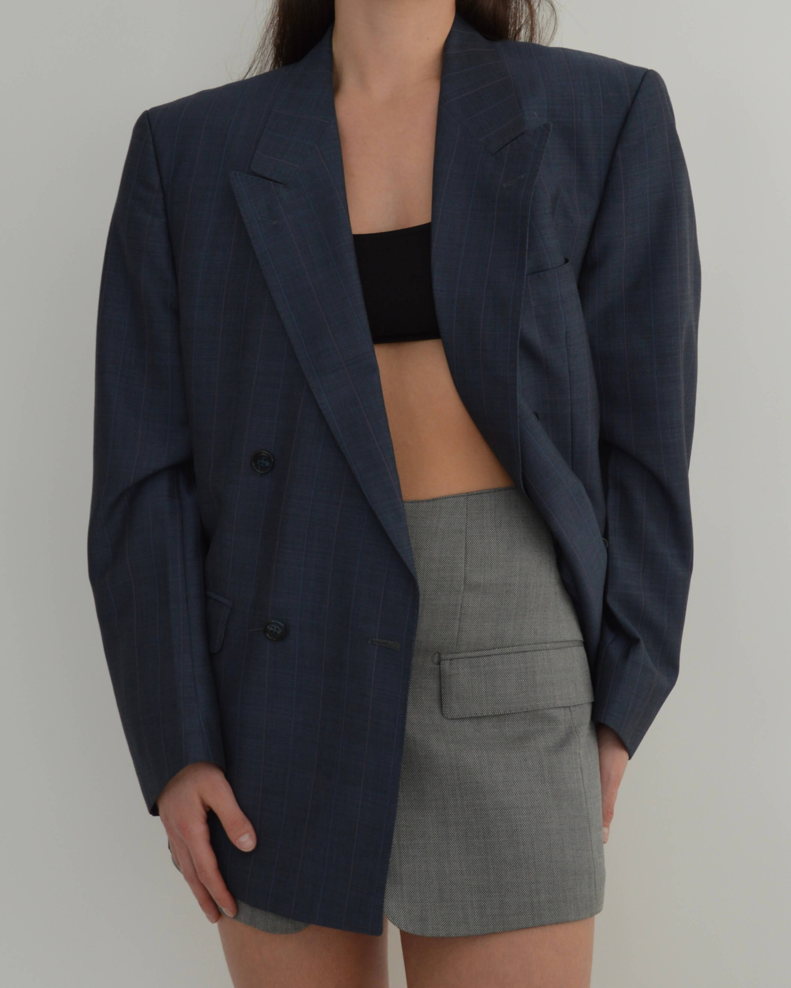 Blazer - Croisé Bleu Parfait (S/L)