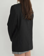 Blazer - Double Breasted Perfect Black (M/XL)