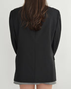 Blazer - Double Breasted Perfect Black (M/XL)