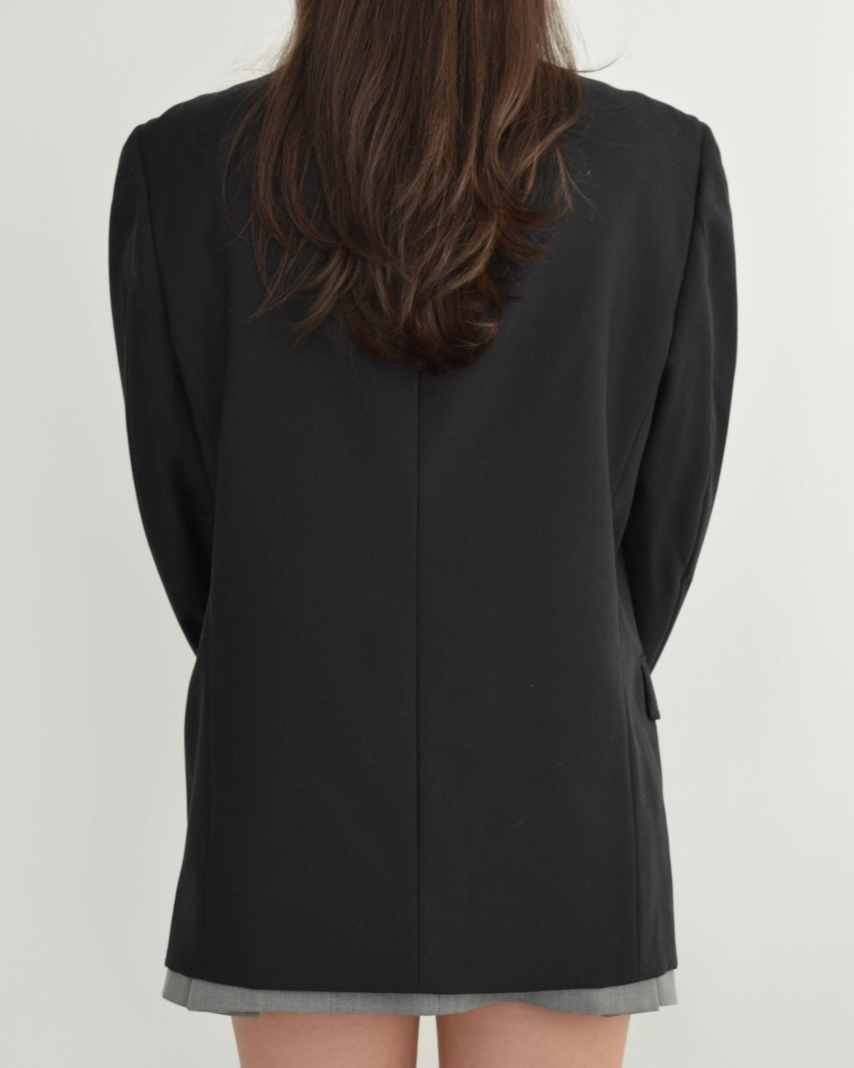 Blazer - Double boutonnage Noir parfait (M/XL)