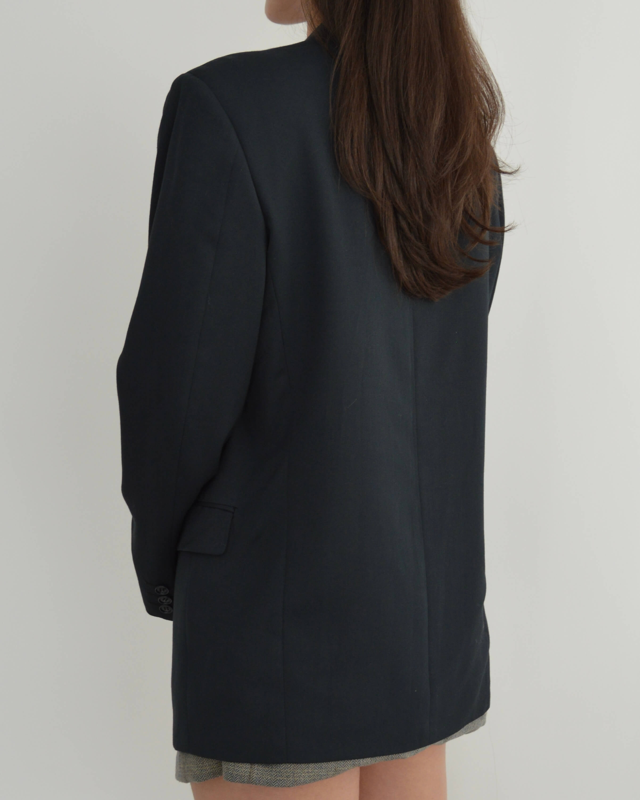 Blazer cruzado verde botella oscuro (M/XL)