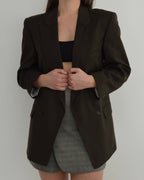 Blazer - Double Breasted Olive Green (S/L)