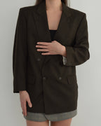 Blazer - Double Breasted Olive Green (S/L)