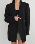 Blazer cruzado negro (M/XL)