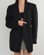Blazer - Double Breasted Black (M/XL)