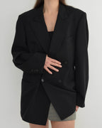 Blazer - Double Breasted Black (M/XL)