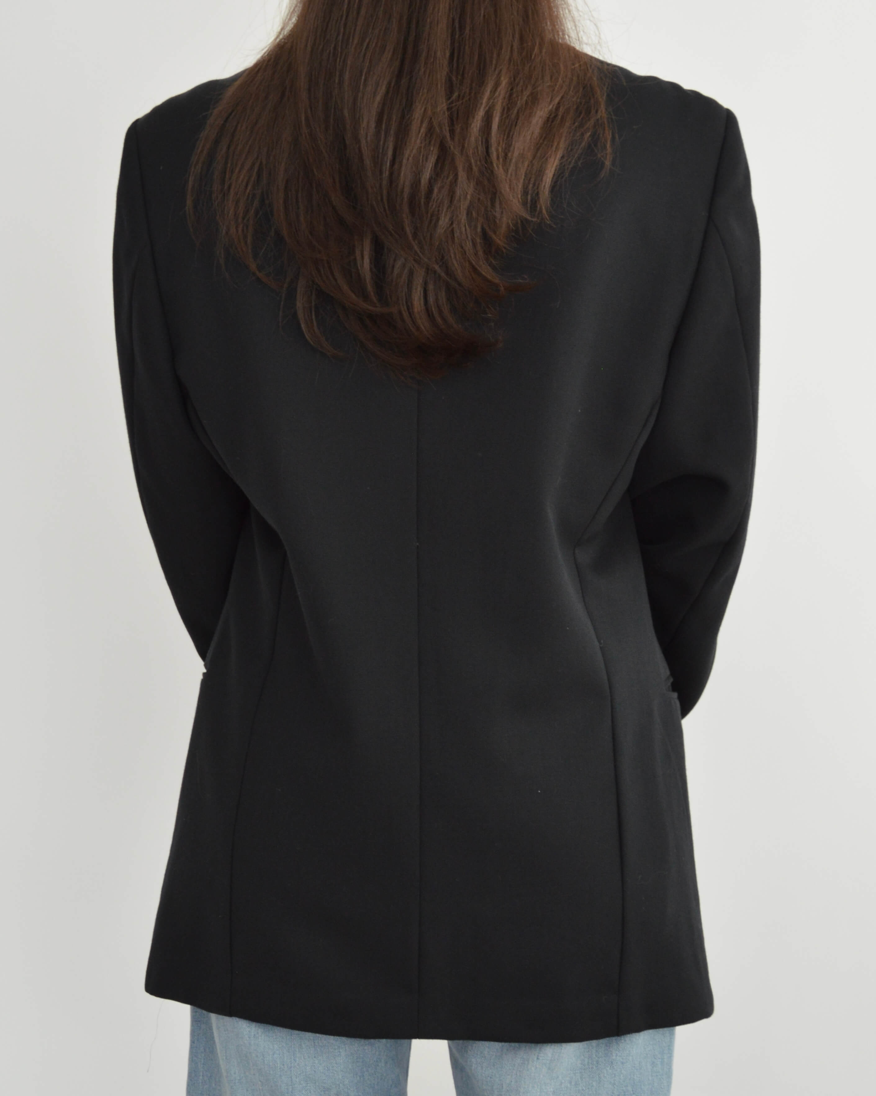 Blazer cruzado negro (M/XL)