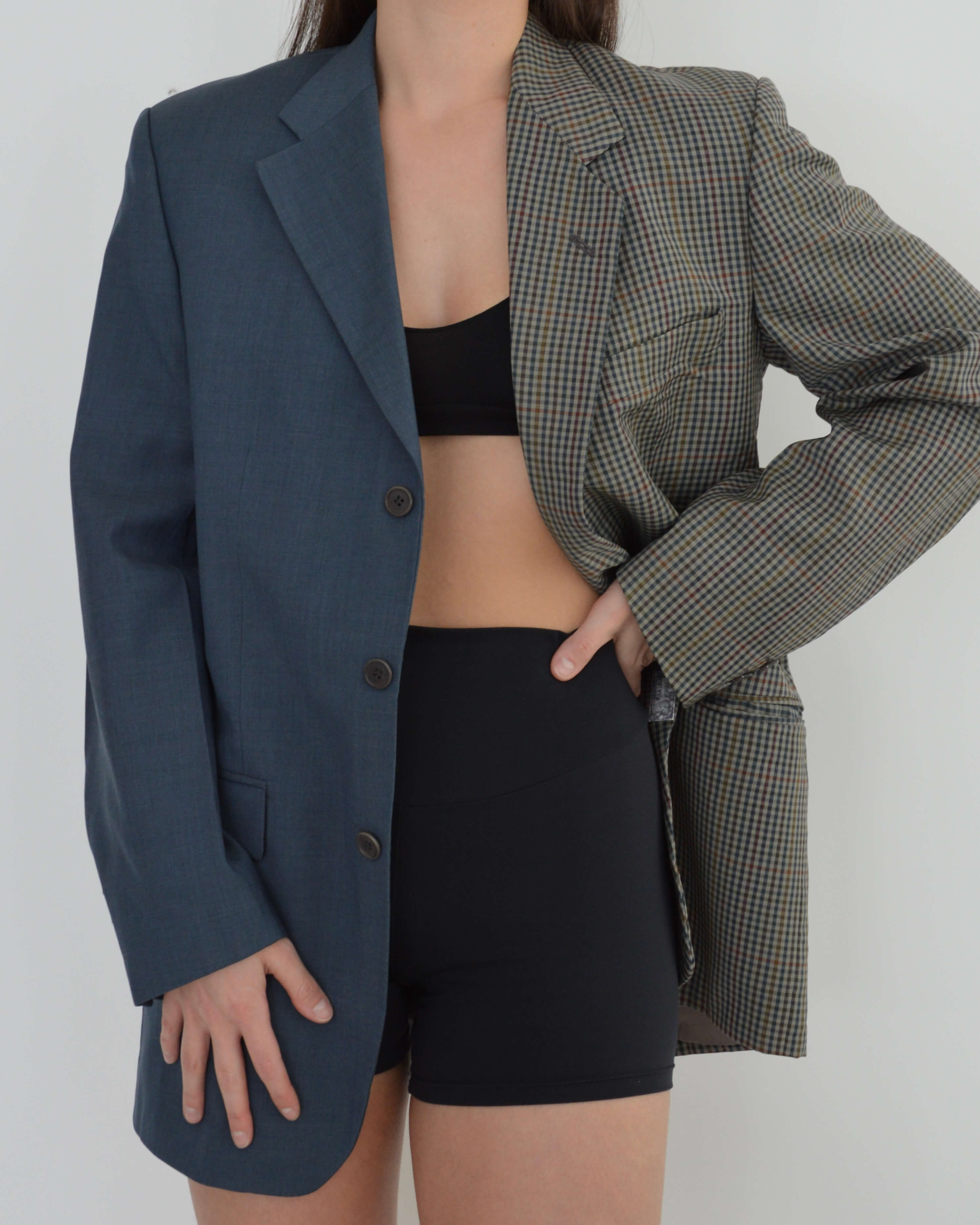 DUO Blazer - Perfect Blue Mix (S/L)