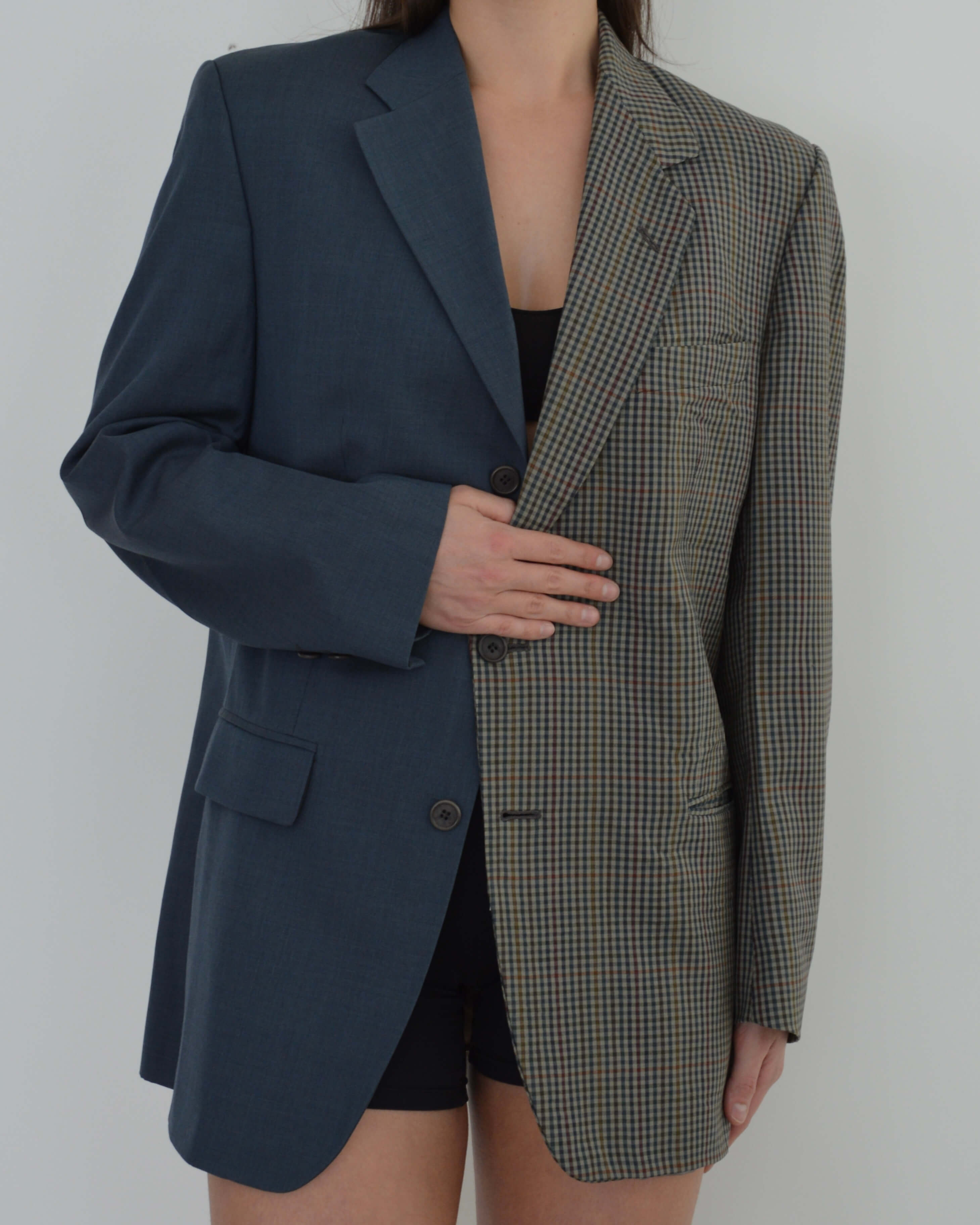 DUO Blazer - Perfect Blue Mix (S/L)