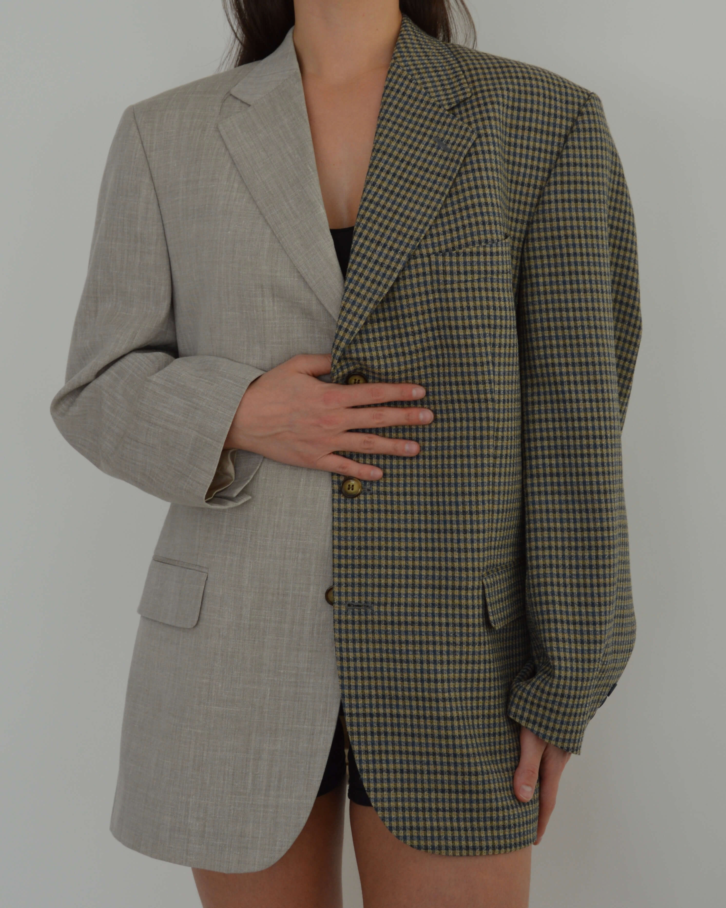 DUO Blazer - Linen Texture Dream (M/XL)