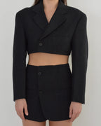 Blaset - Textured Black & Blue (XXS/XS)