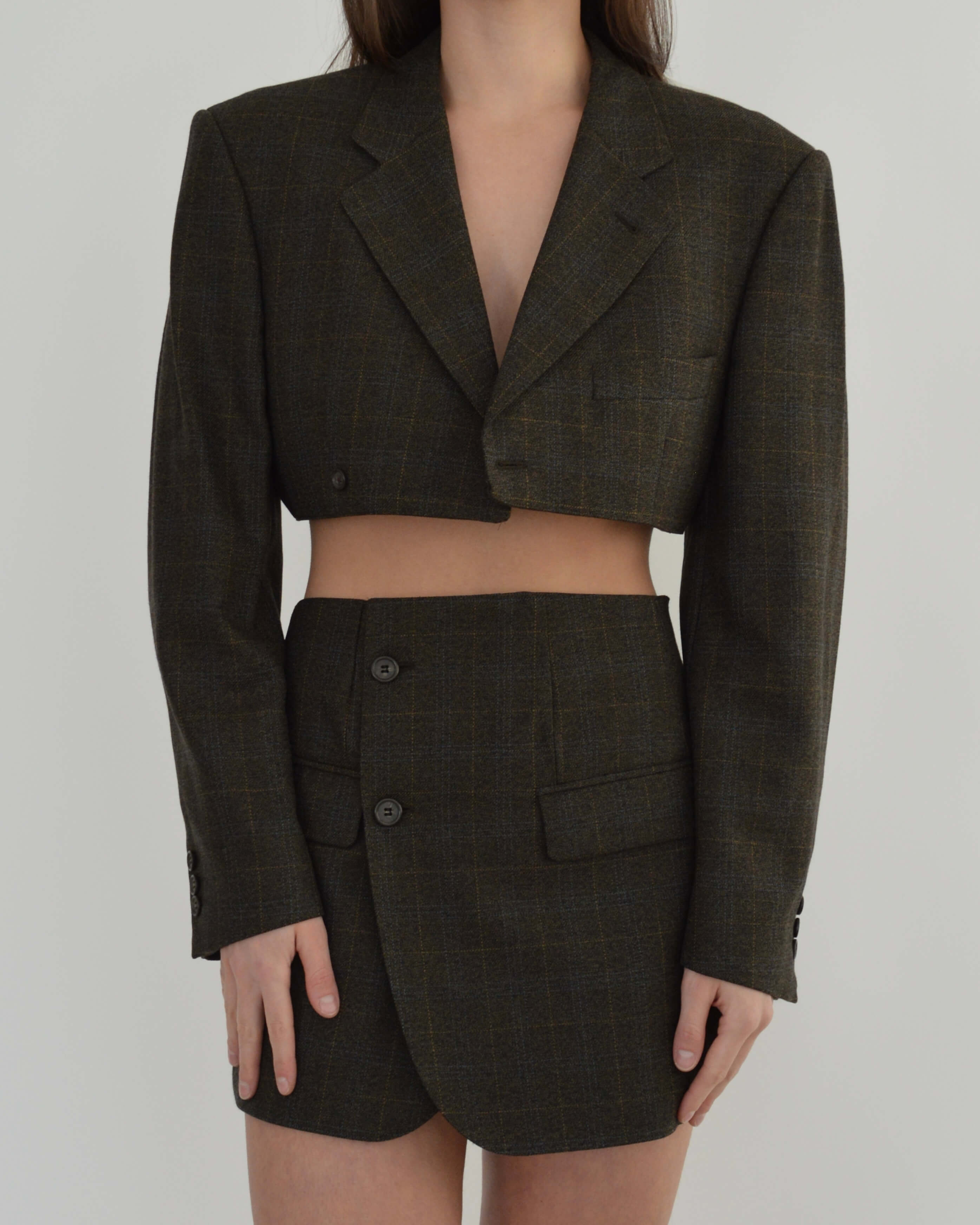 Blaset - Vert foncé à carreaux (S/M)