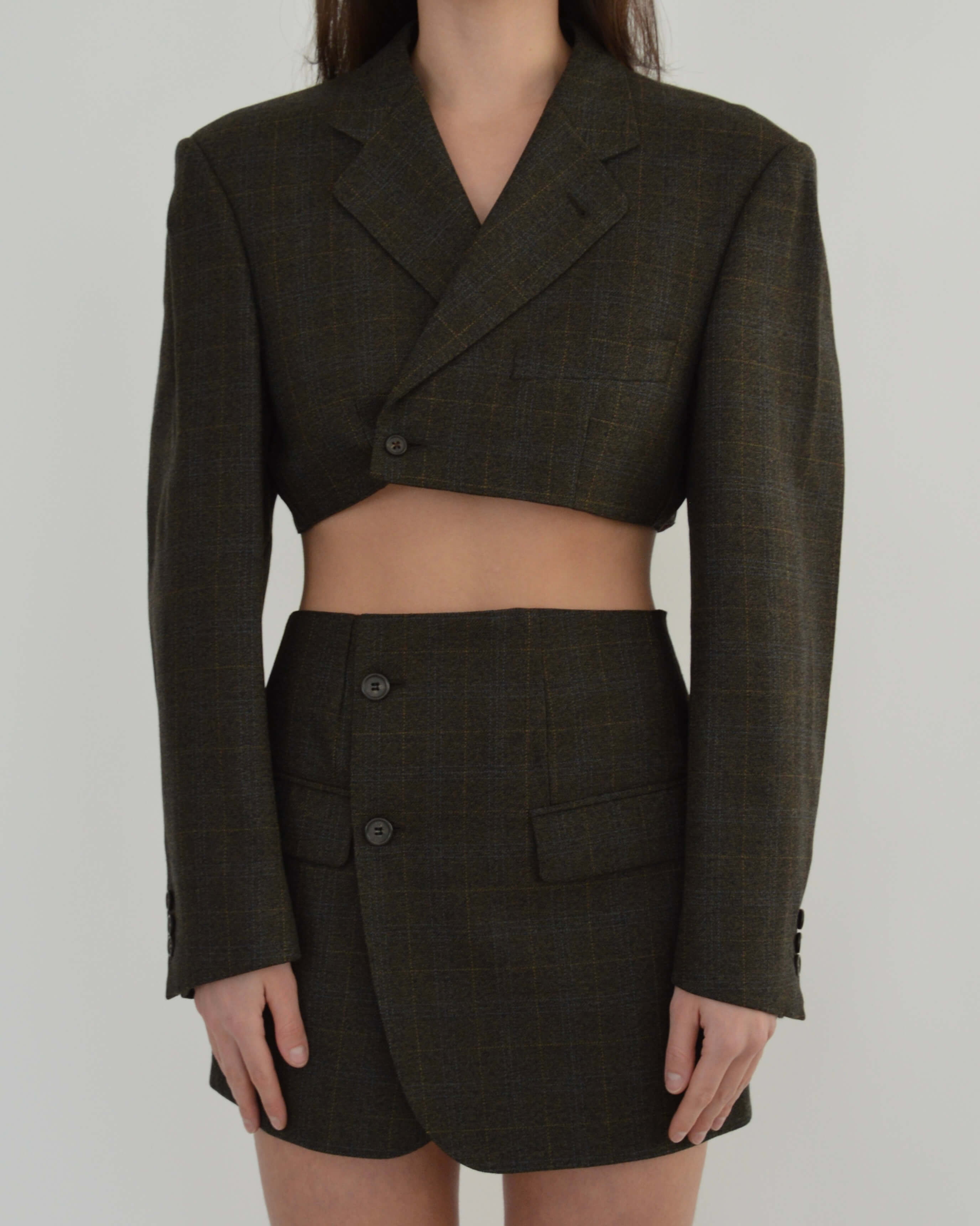 Blaset - Vert foncé à carreaux (S/M)