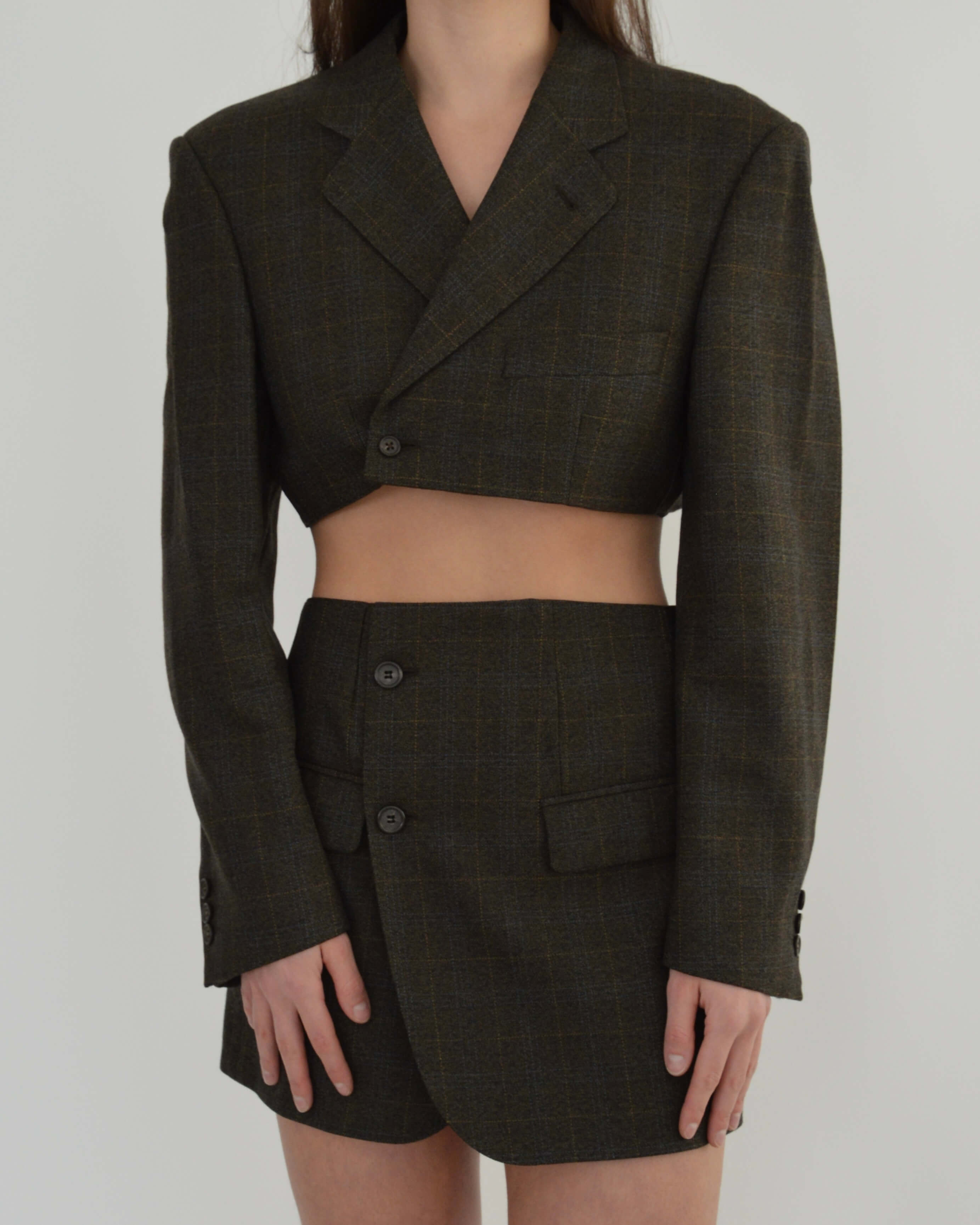 Blaset - Vert foncé à carreaux (S/M)