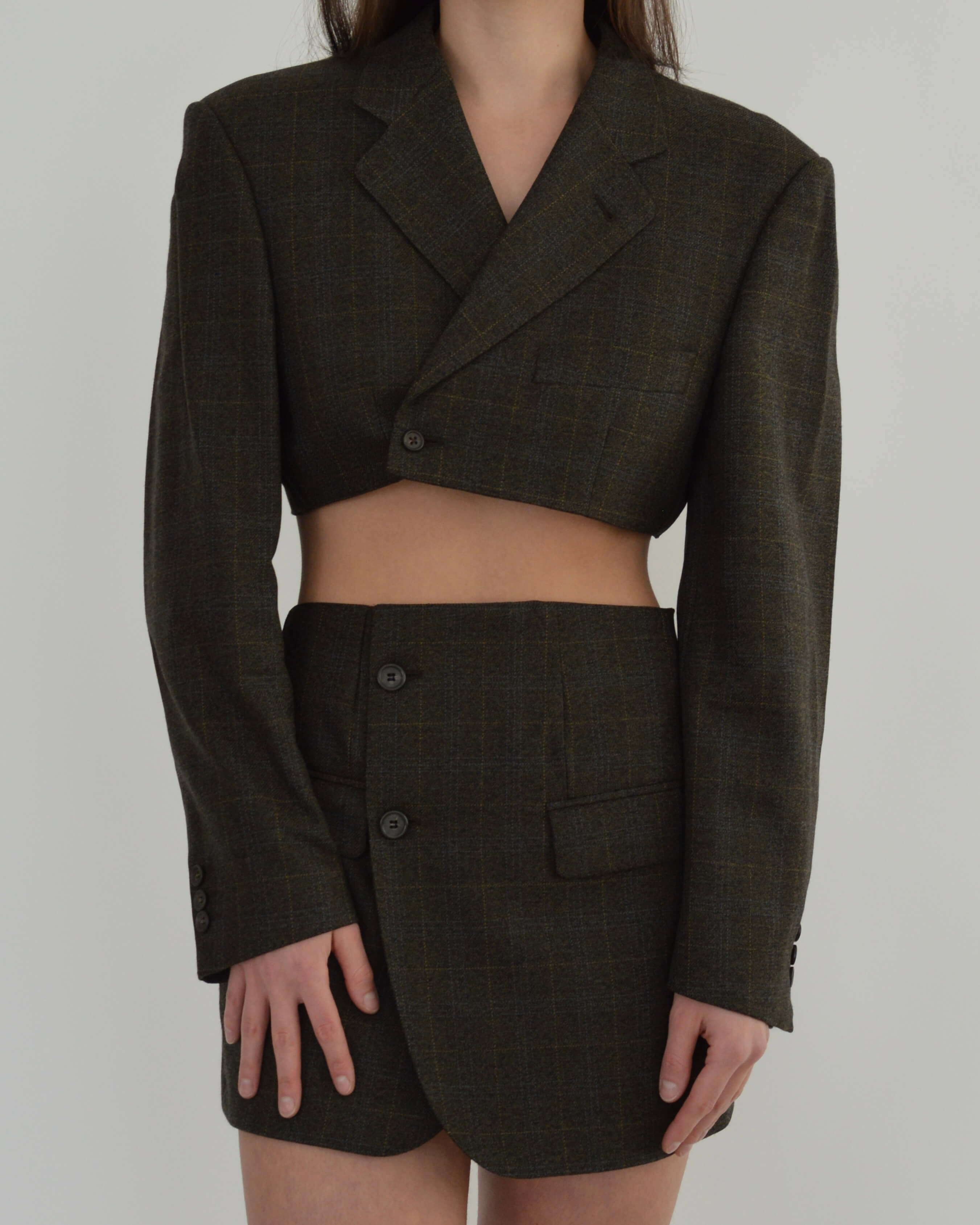 Blaset - Vert foncé à carreaux (S/M)