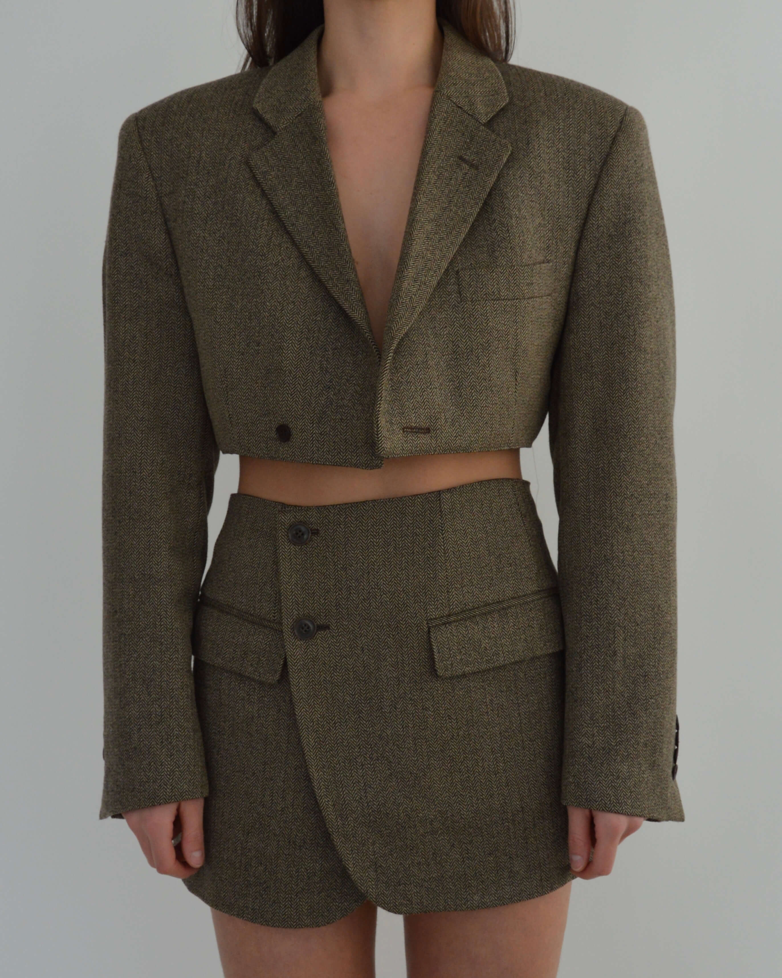 Blaset - Tweed marron clair (S/M)