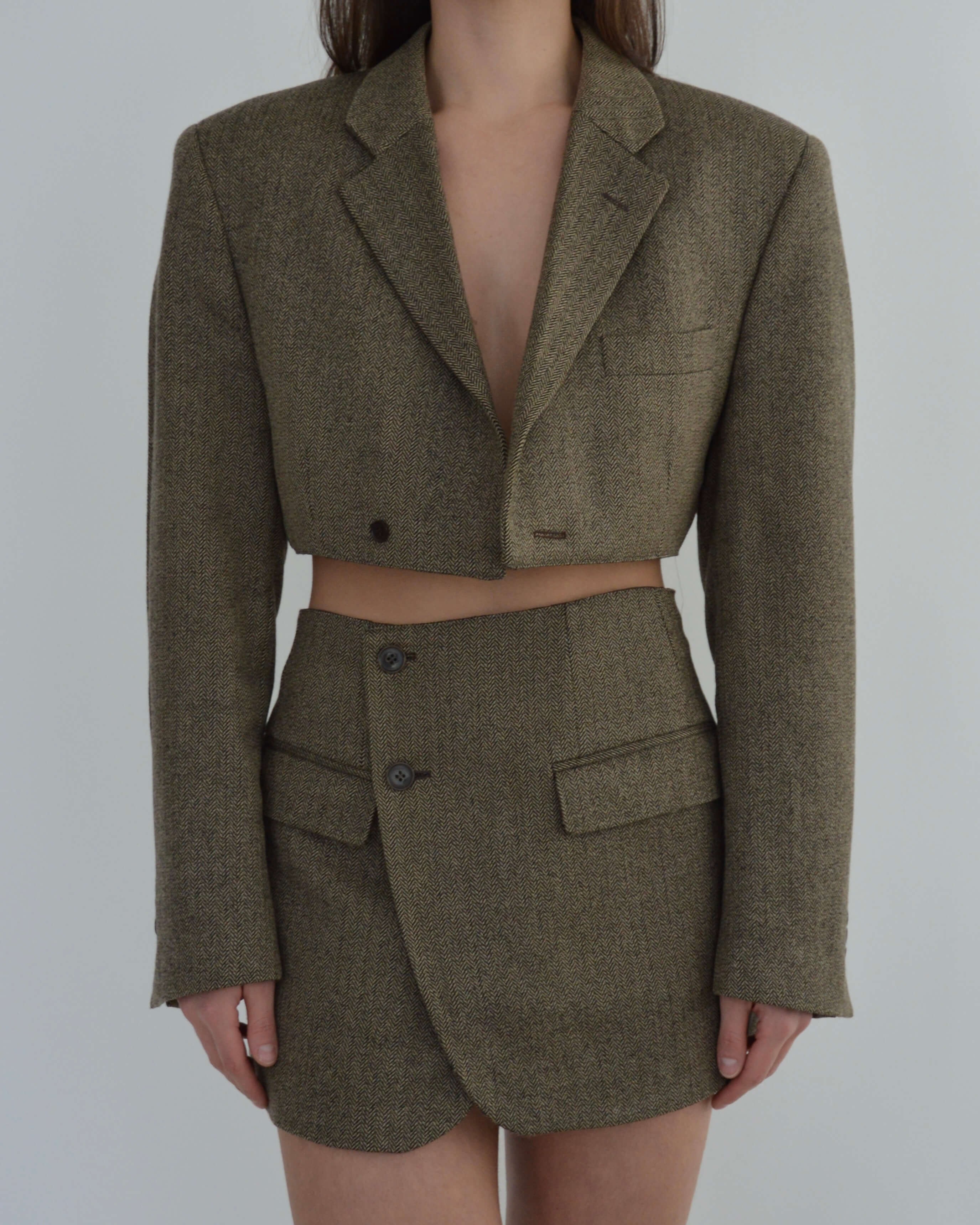 Blaset - Tweed marron clair (S/M)