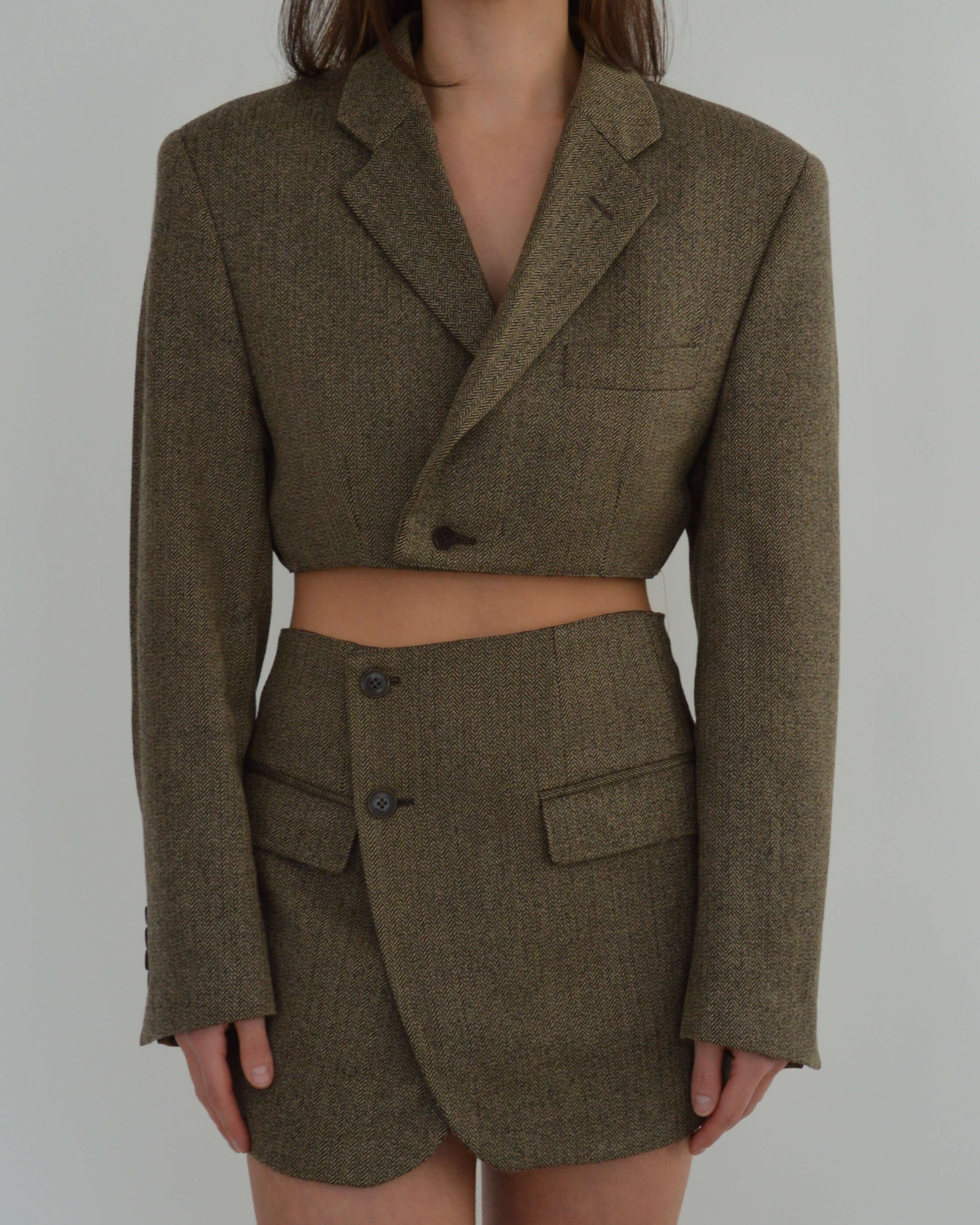 Blaset - Tweed marron clair (S/M)