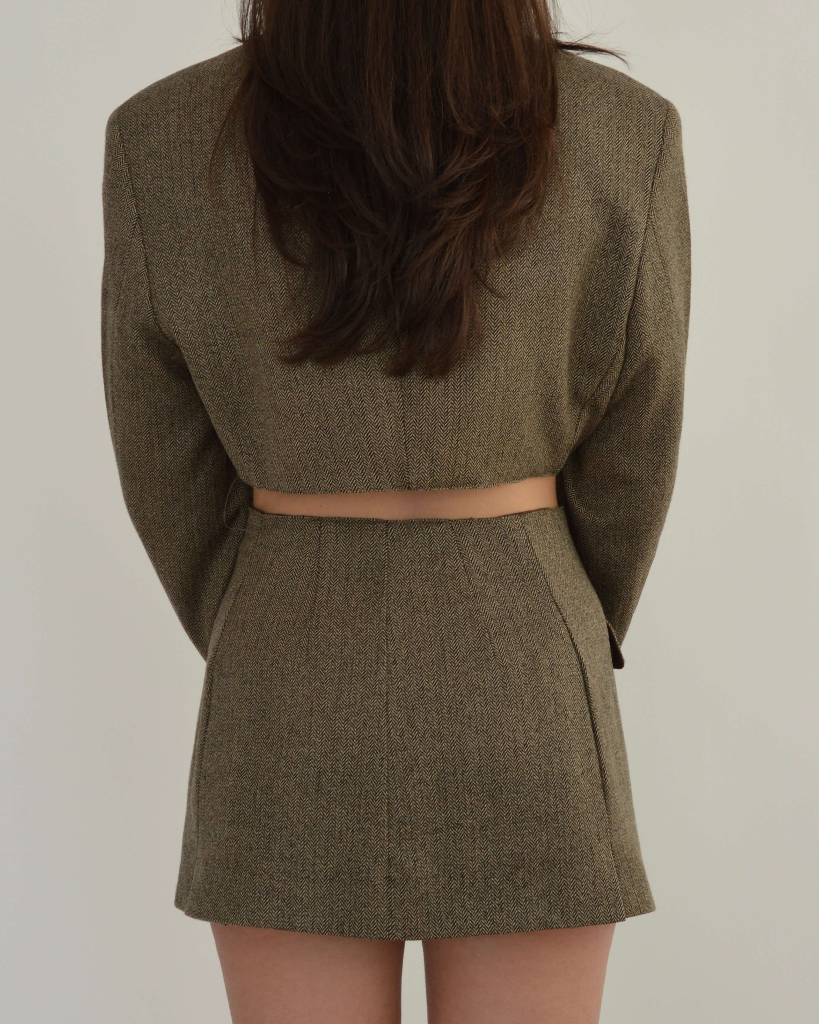 Blaset - Tweed marron clair (S/M)