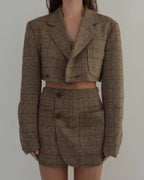 Blaset - Checked Pockets Brown (XS/S)