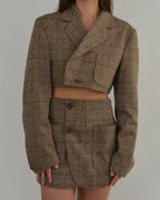 Blaset - Checked Pockets Brown (XS/S)