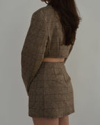 Blaset - Checked Pockets Brown (XS/S)