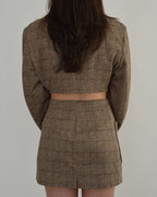 Blaset - Checked Pockets Brown (XS/S)