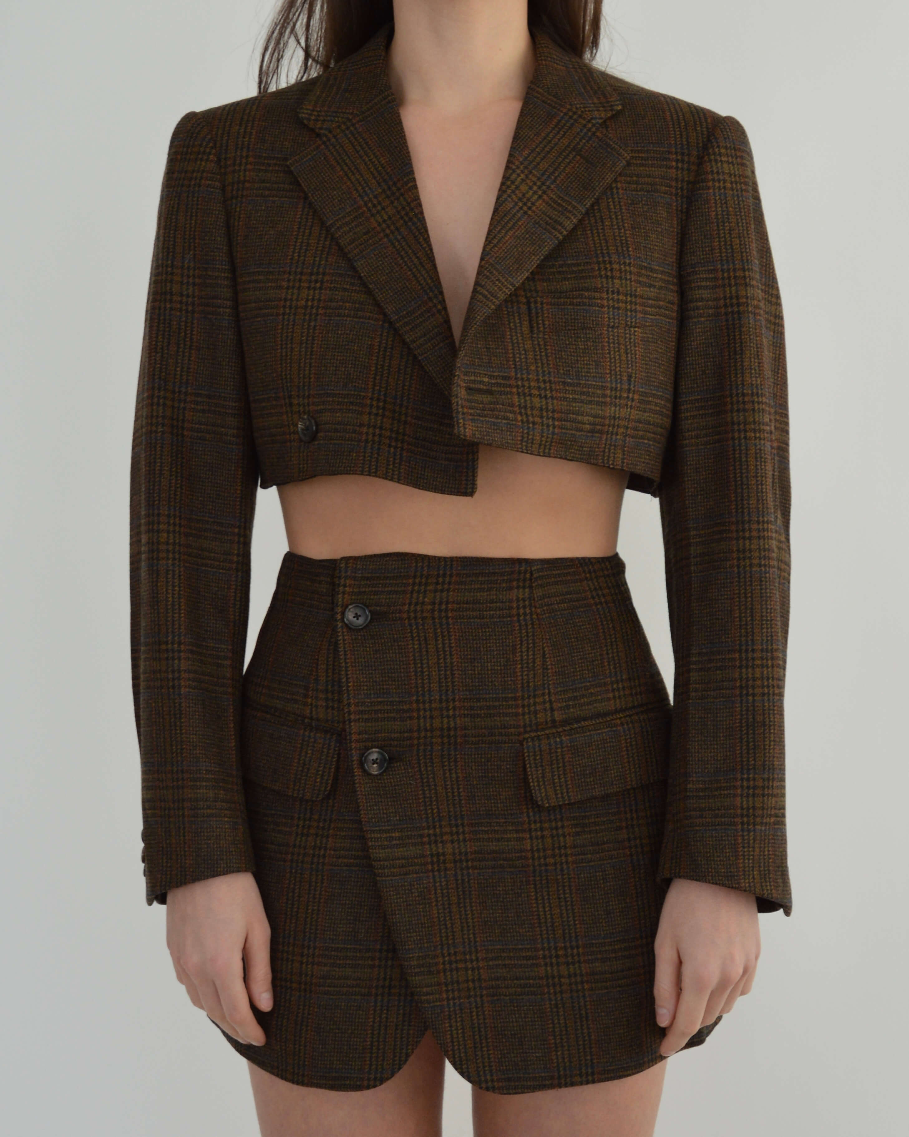 Blaset - Motif à carreaux doux, couleurs assorties (XS/S)