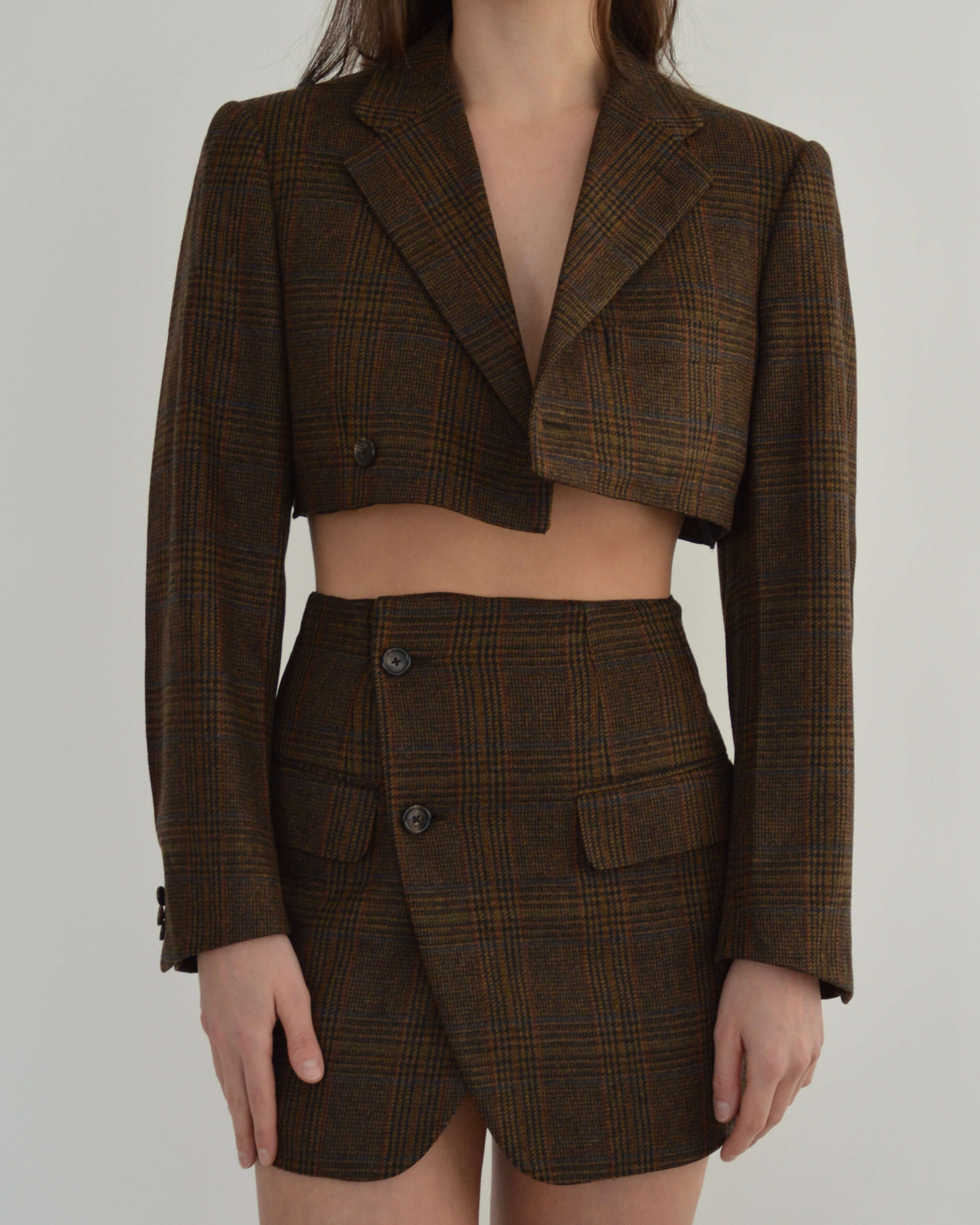 Blaset - Motif à carreaux doux, couleurs assorties (XS/S)