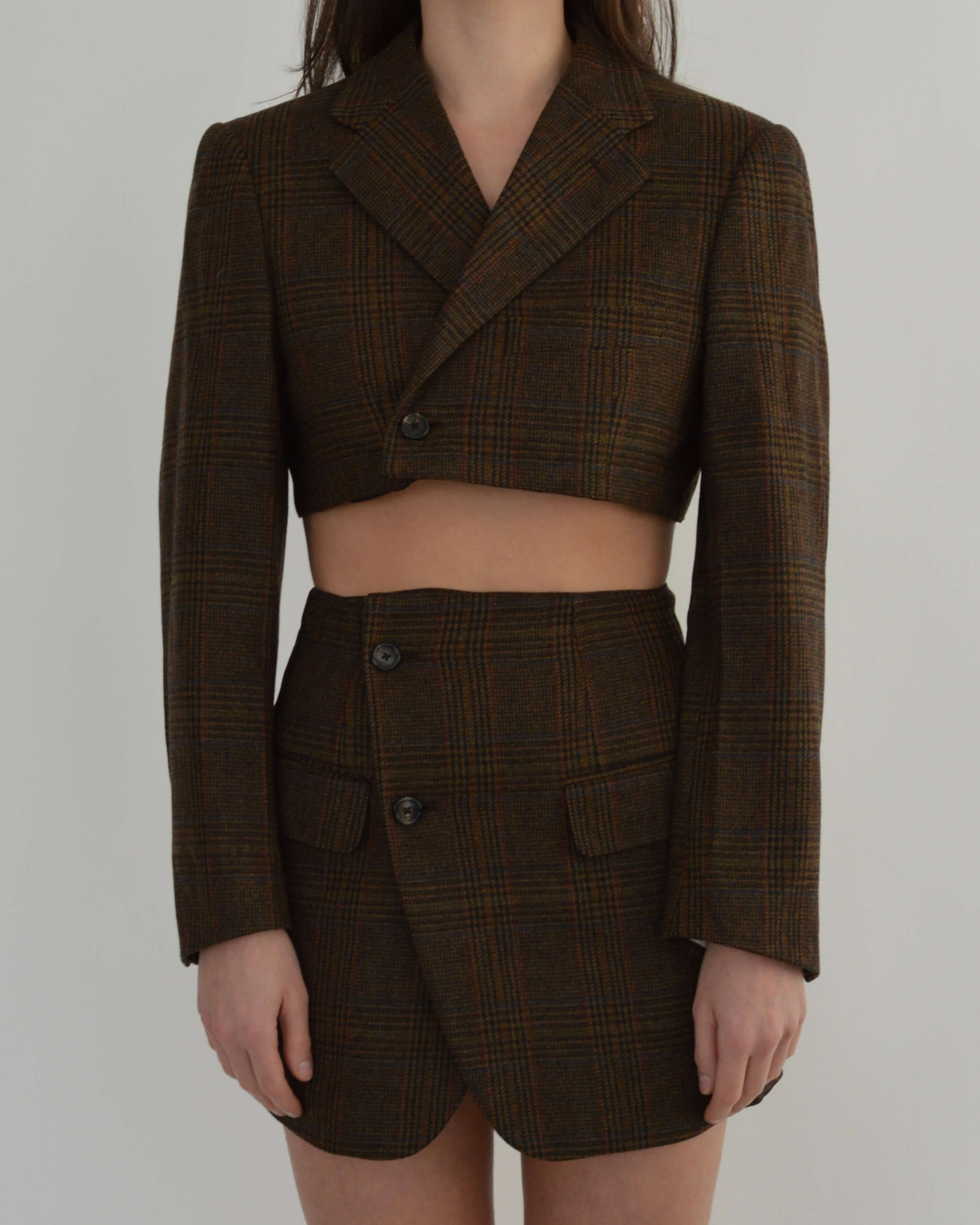 Blaset - Motif à carreaux doux, couleurs assorties (XS/S)