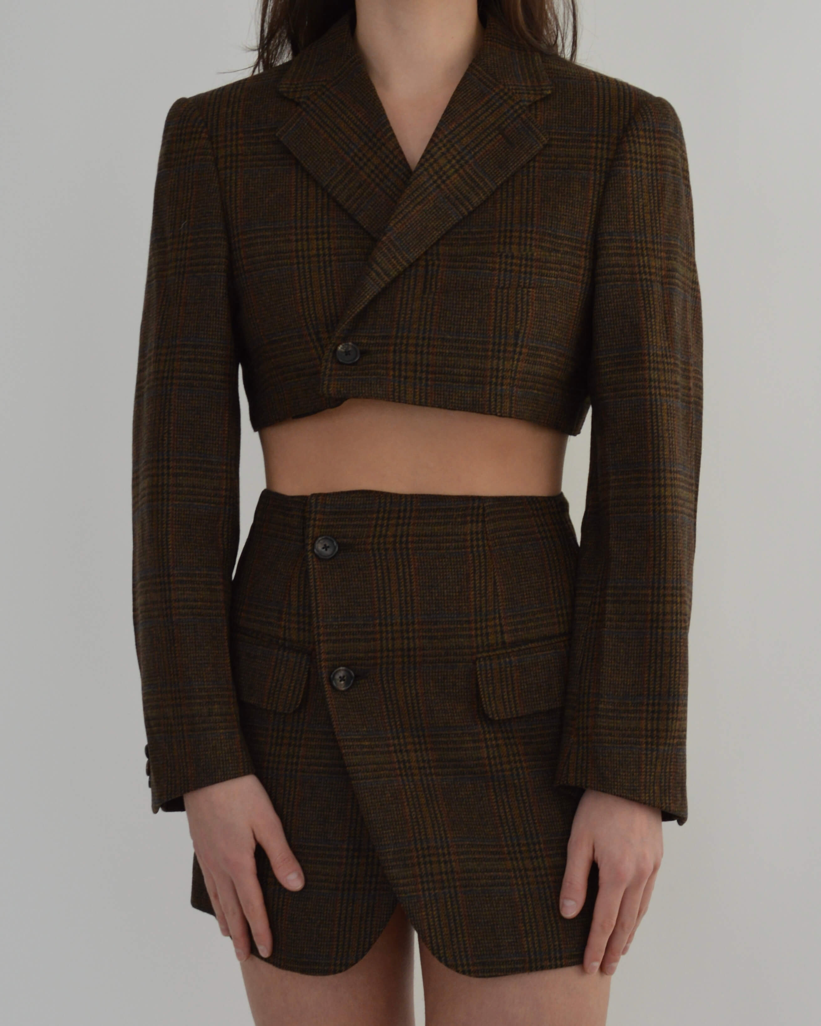 Blaset - Motif à carreaux doux, couleurs assorties (XS/S)