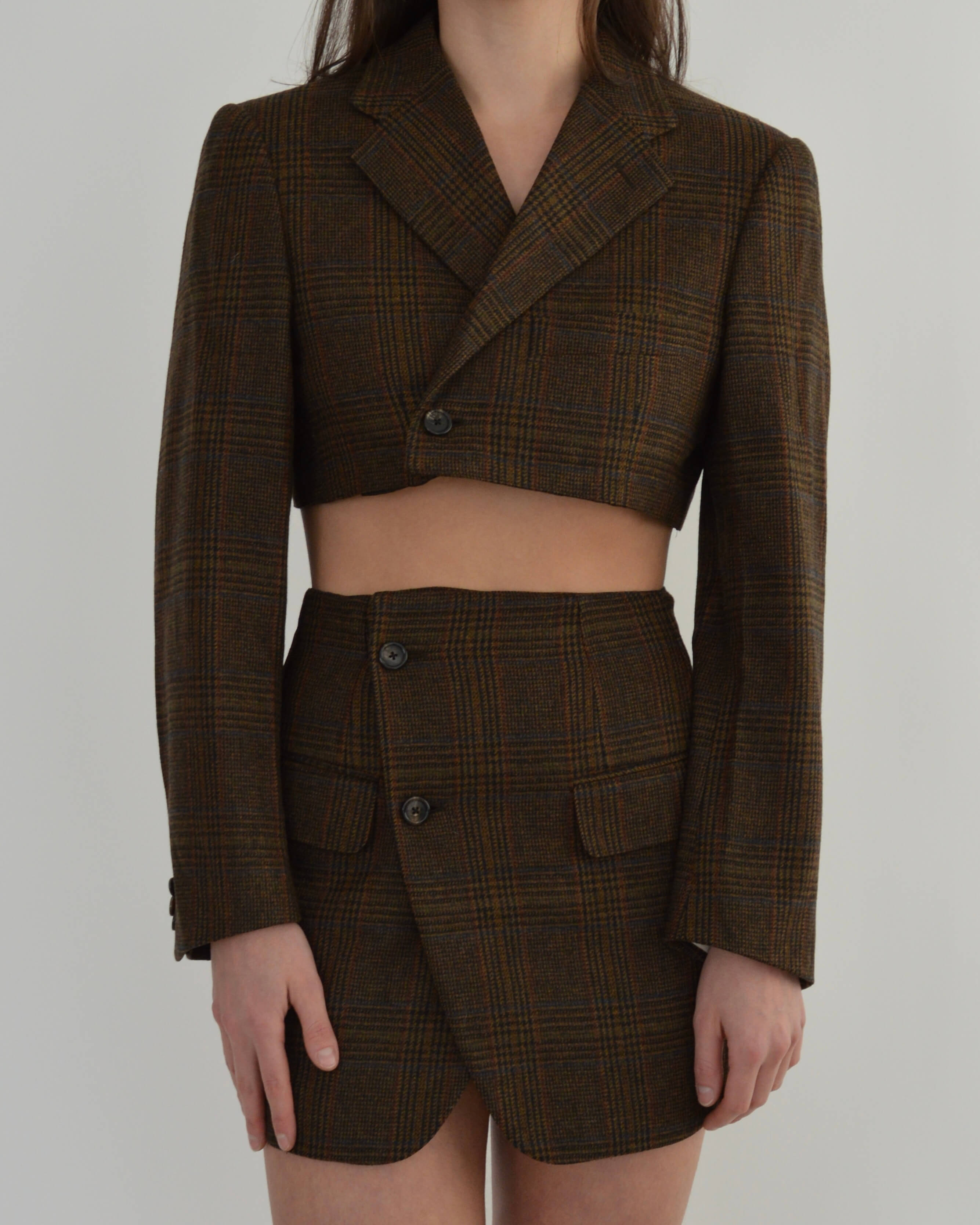 Blaset - Motif à carreaux doux, couleurs assorties (XS/S)