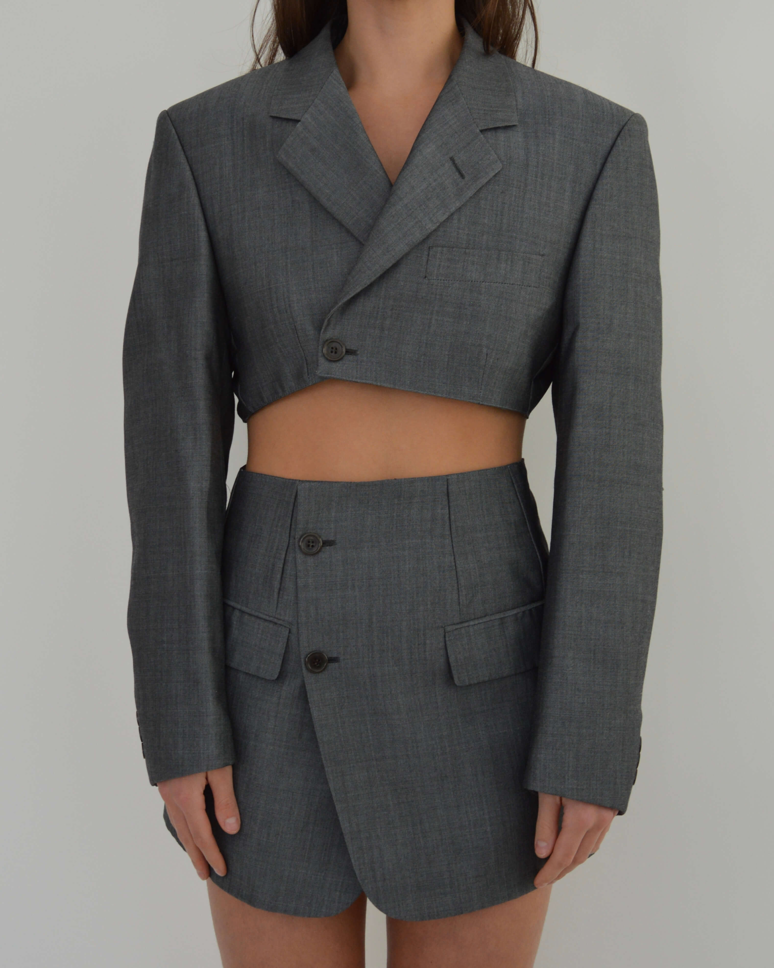 Blaset & Trousers - Gray (XS/M)