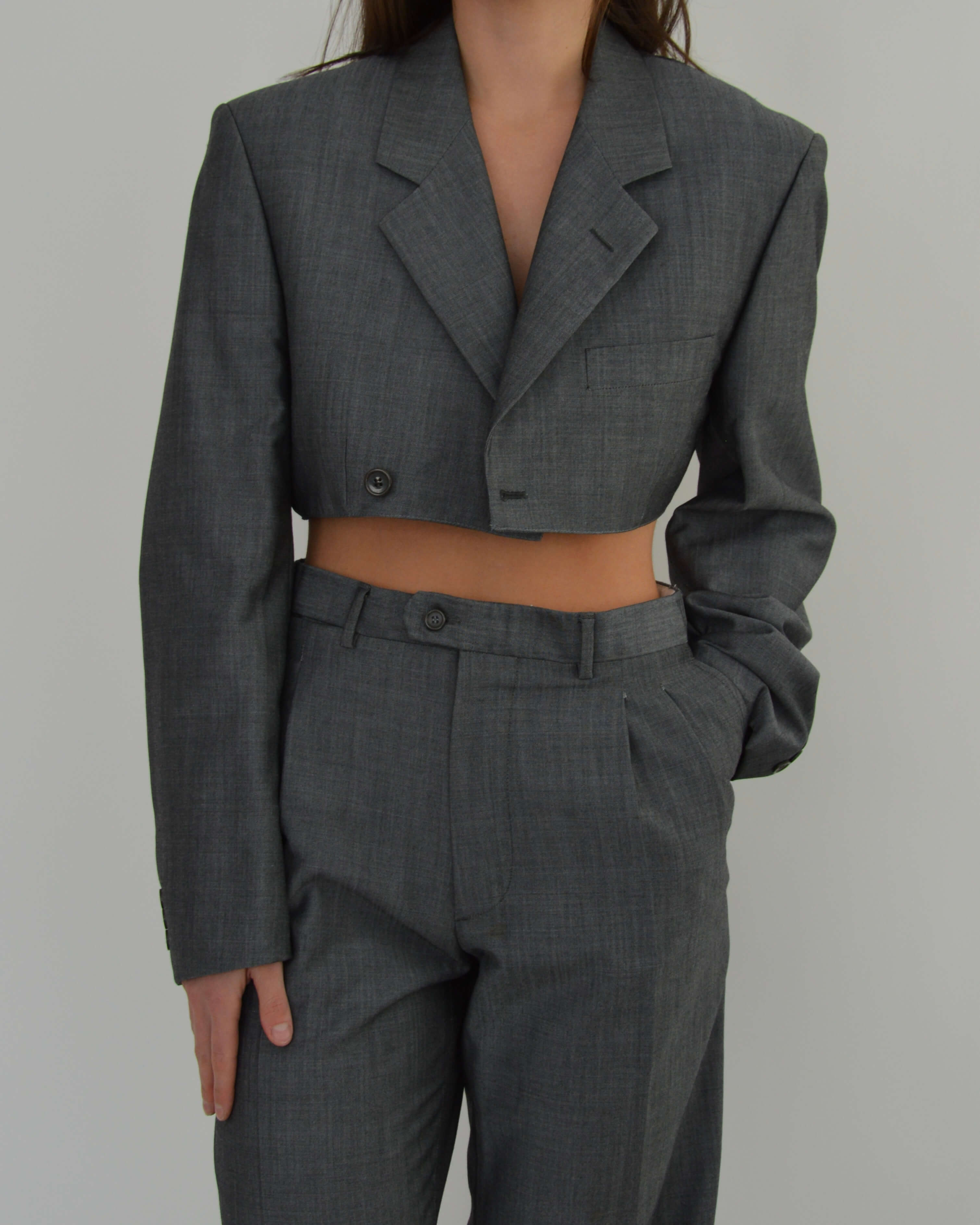 Ensemble veste et pantalon - Gris (XS/M)