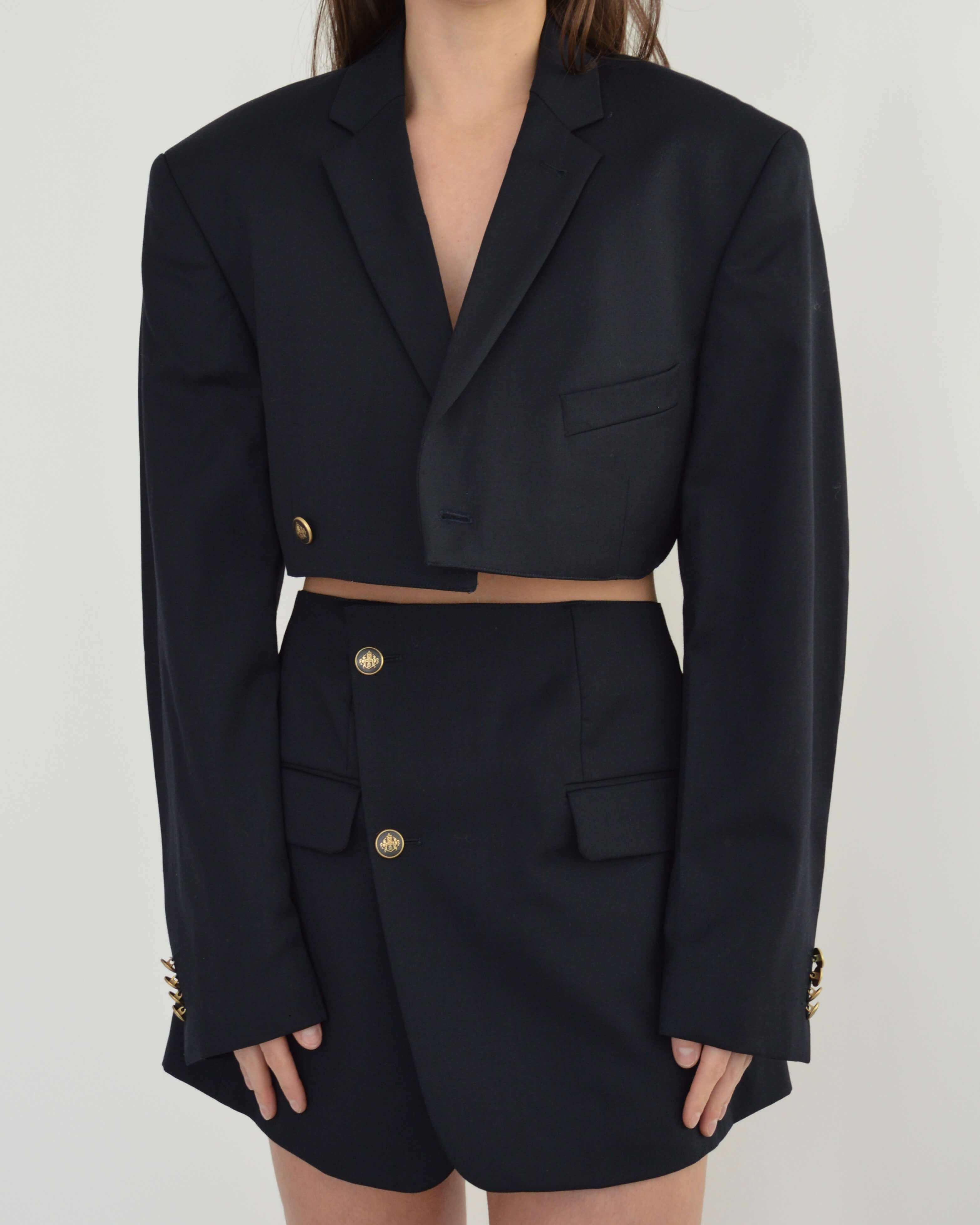 Blaset - Boutons noirs et dorés (M/L)