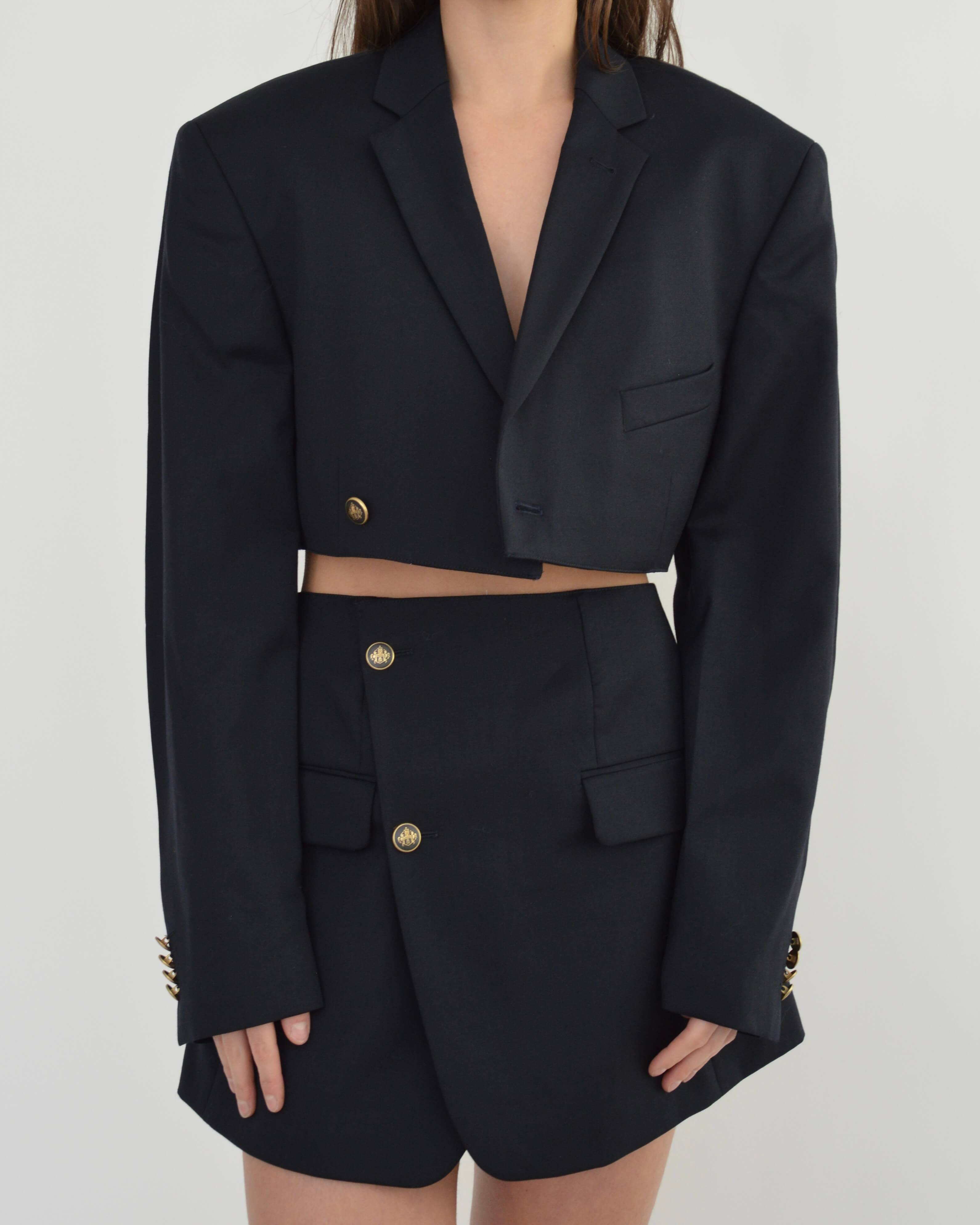 Blaset - Boutons noirs et dorés (M/L)