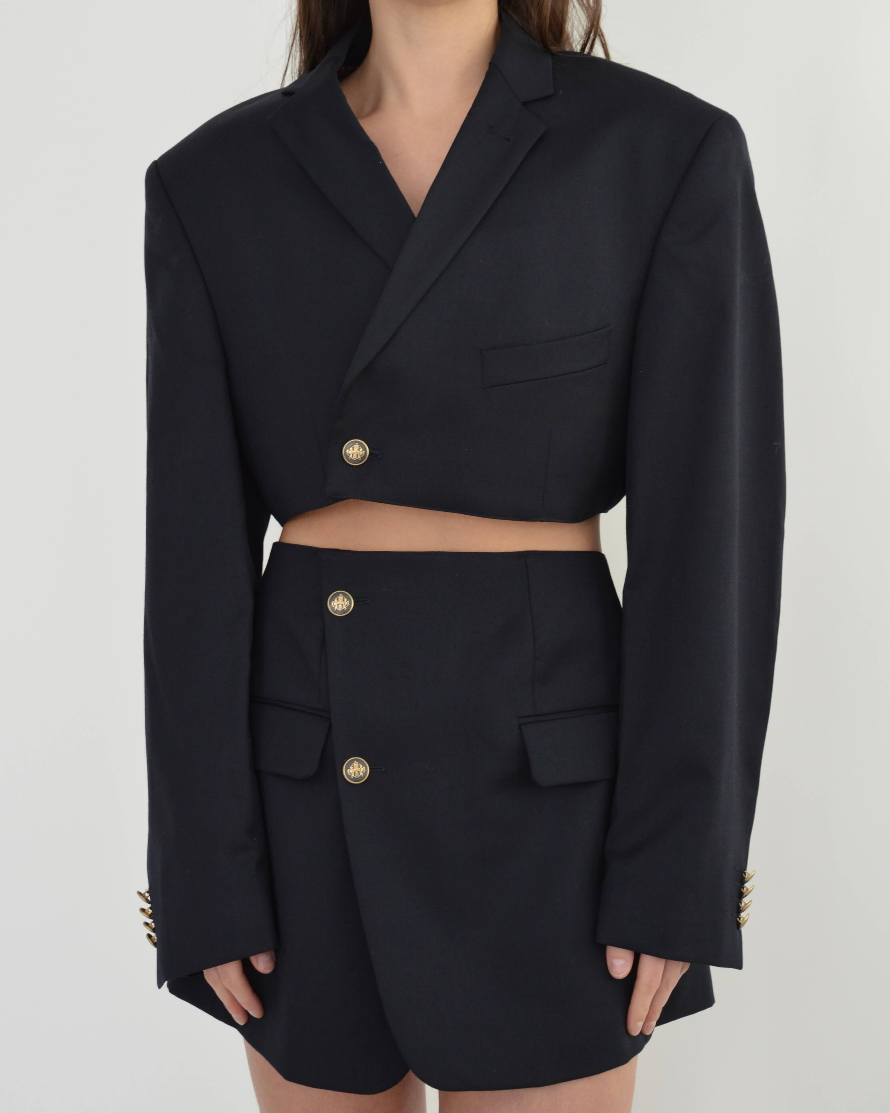 Blaset - Boutons noirs et dorés (M/L)