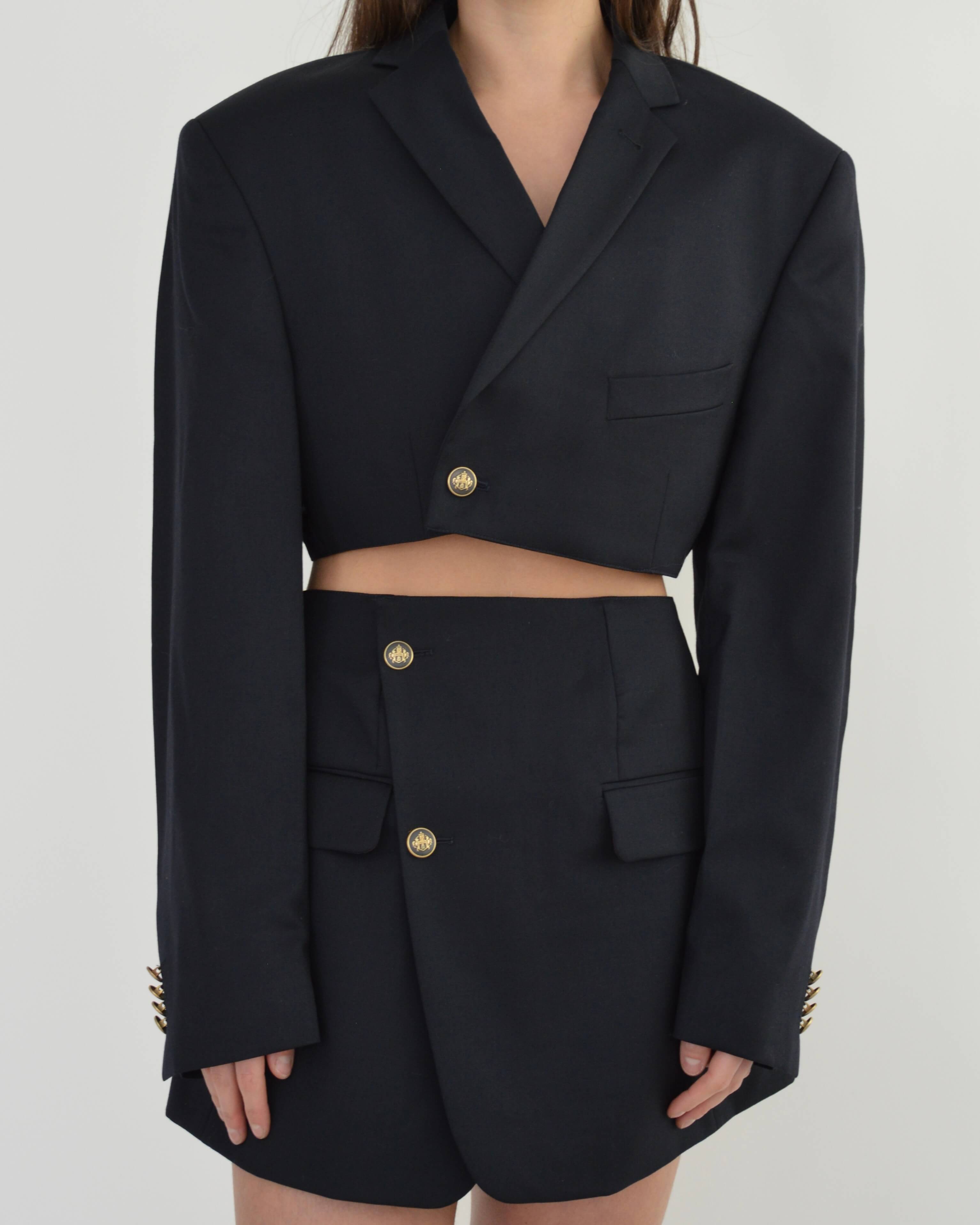 Blaset - Boutons noirs et dorés (M/L)